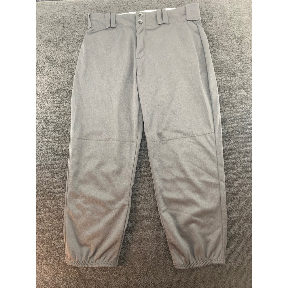 Alleson Athletic Women's Softball Low Rise Mid Calf Pants Gray Size L‎